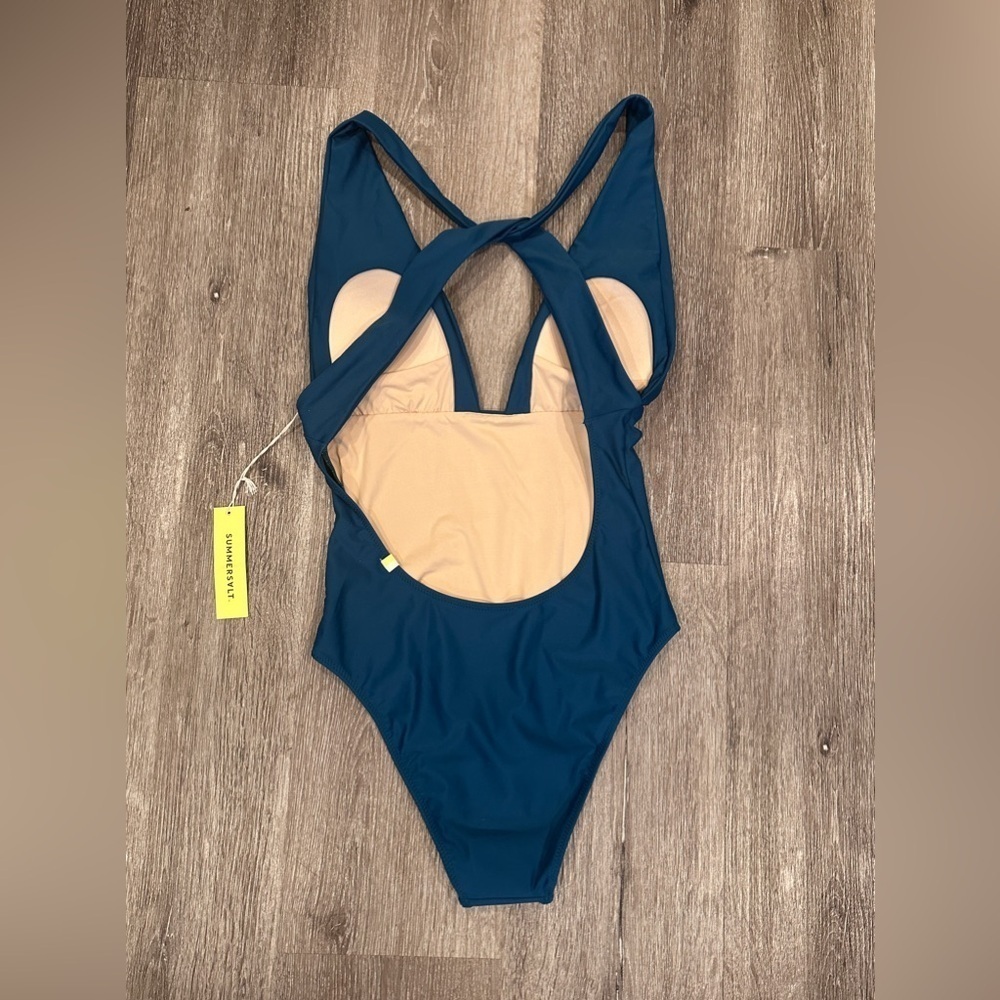 NWT Summersalt The Plunge One-Piece Compression Bathing Suit 🩱Size 4 - Picture 8 of 11